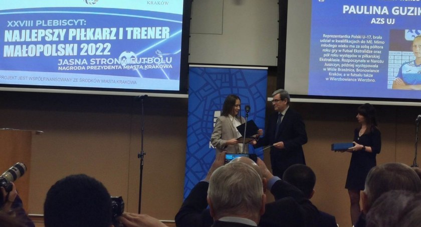 Paulina Guzik nagrodzona w prestiżowym plebiscycie Małopolskiego Związku Piłki Nożnej