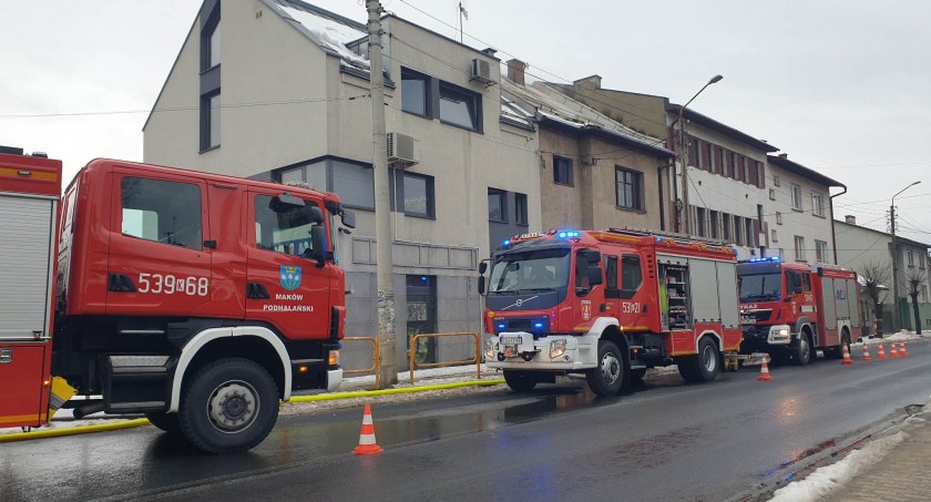 Maków Podhalański: Pożar w centrum miasta (aktualizacja)