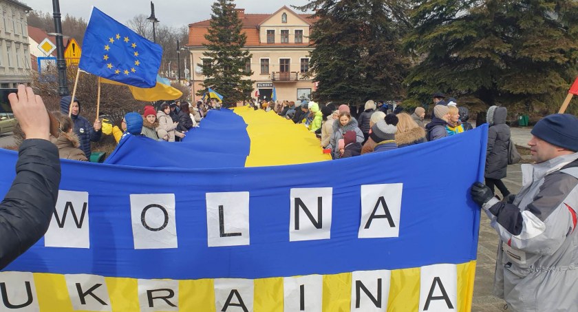 Powiat suski solidaryzuje się z Ukrainą (video)