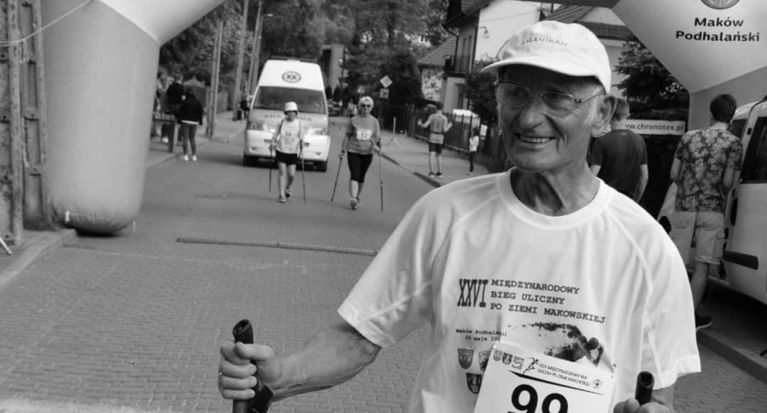 Zmarł biegacz z Suchej Beskidzkiej, Andrzej Stanek