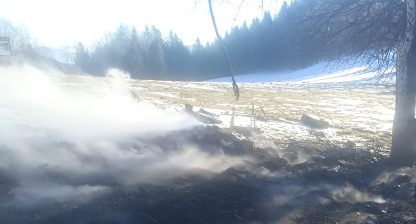 Pożar na Hali Barankowej. Spłonęła bacówka