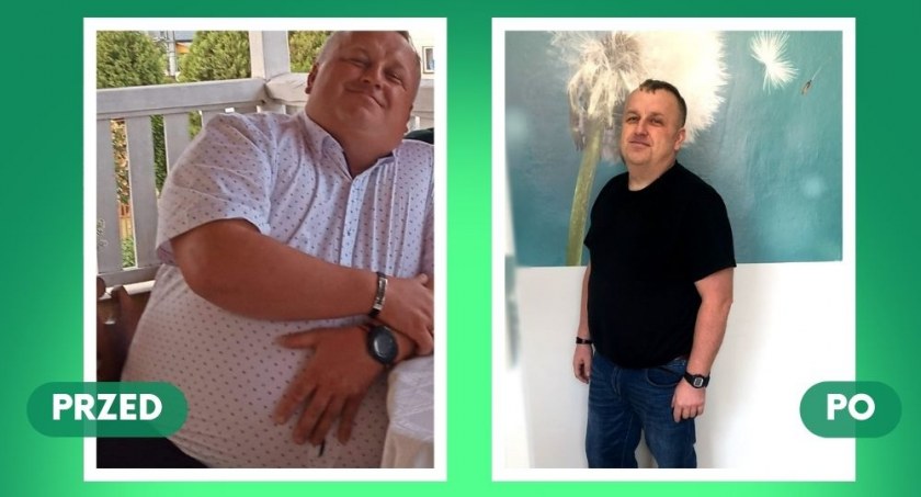 Spektakularna metamorfoza z Projekt Zdrowie.  Pan Jarek – 37 kg w ciągu 7 miesięcy kuracji.