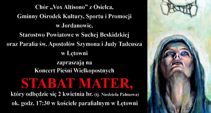 Łętownia: Koncert Pieśni Wielkopostnych już jutro 