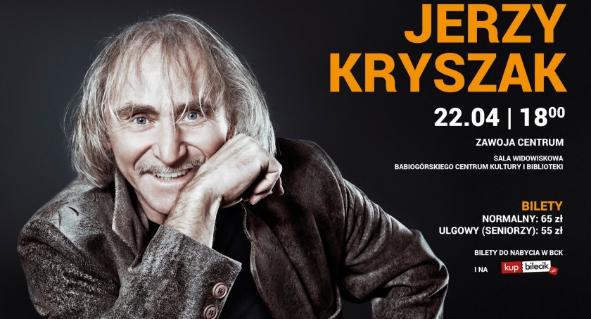 Jerzy Kryszak wystąpi w Zawoi