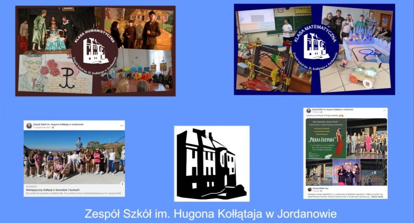 DZIEŃ OTWARTY w Zespołu Szkół im. H. Kołłątaja w Jordanowie