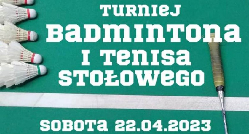 Zagrasz w badmintona, a może w tenisa stołowego