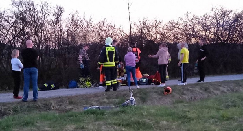 Łętownia: Czołowe zderzenie dwóch nastoletnich motocyklistów! 