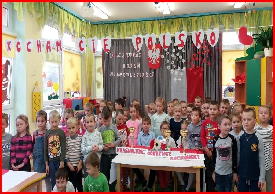 Jordanowskie przedszkolaki, a Święto Niepodległości 11 listopada