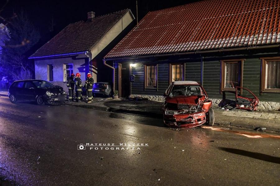 Nocna, ostra jazda w Jordanowie