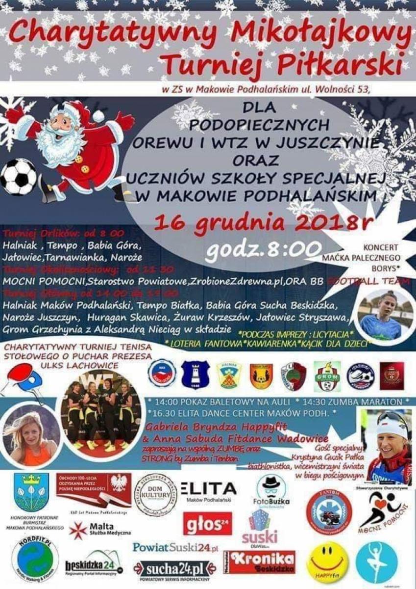 Charytatywne granie, tańczenie, pomaganie w Makowie Podhalańskim