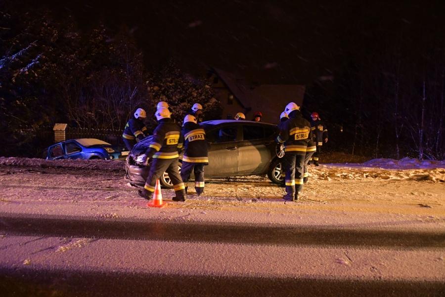Stryszawa. Zderzenie pod kościołem