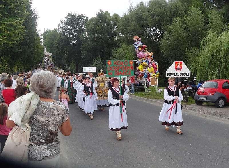 Najwspanialszy wieniec z Koła Gospodyń w Białce