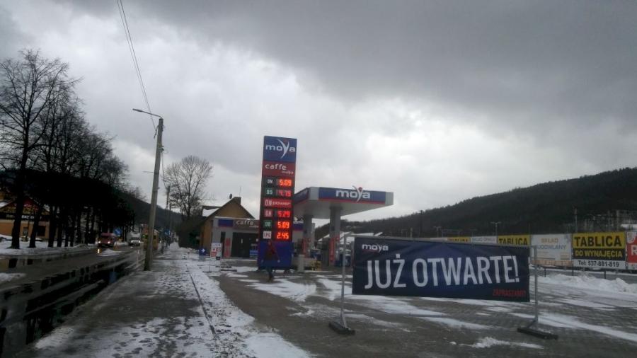 Sucha Beskidzka. W czwartek oficjalne otwarcie nowo powstałej Stacji Paliw MOYA