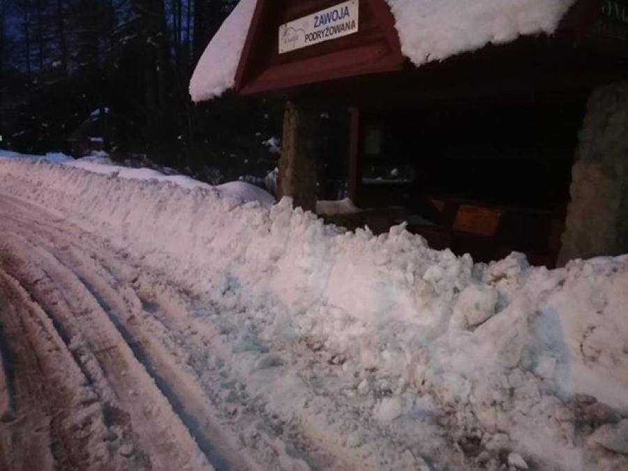 Zawoja. Odśnieżą najpierw drogi, potem chodniki