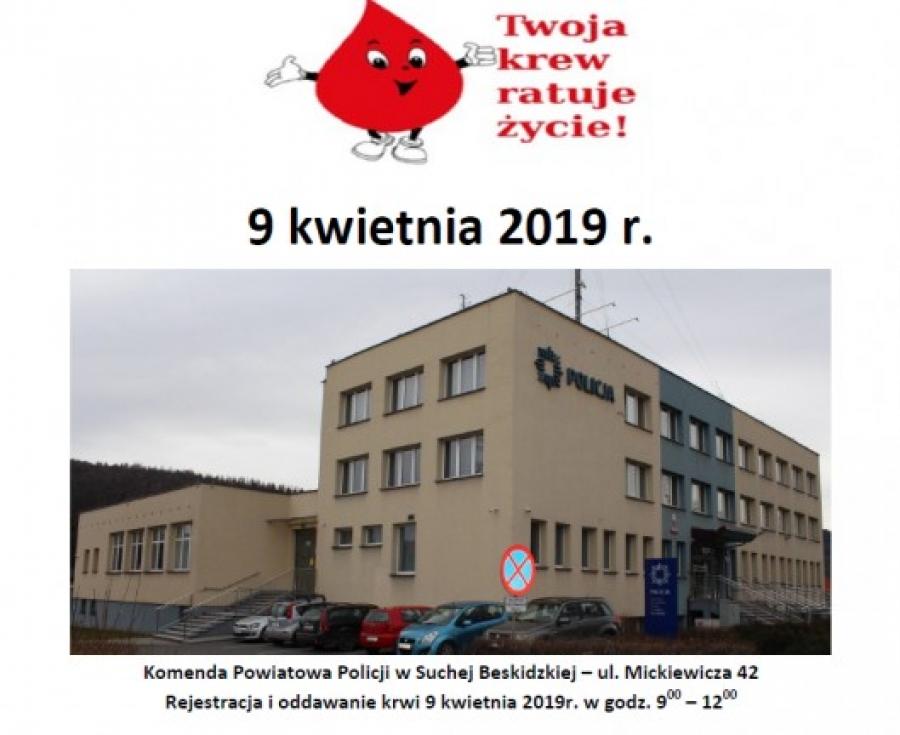 100 litrów krwi na 100-lecie policji