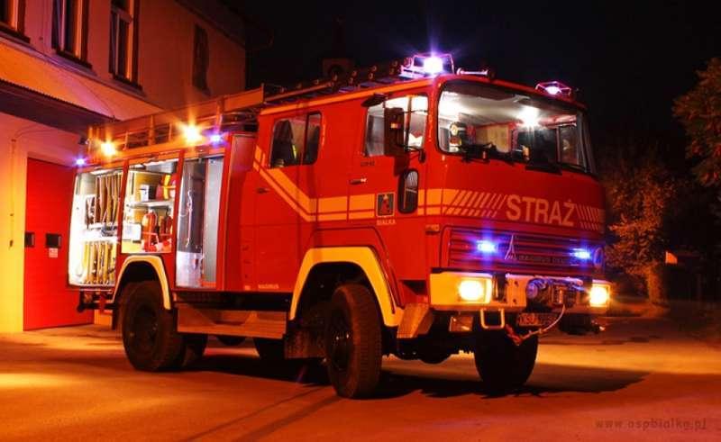 Pożar w Lachowicach