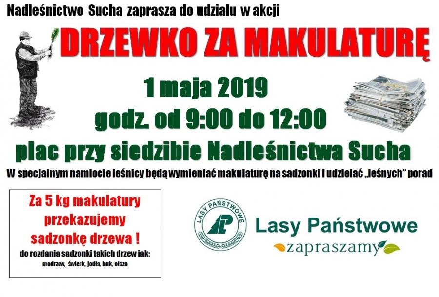 Przynieś stare gazety, odbierz drzewko