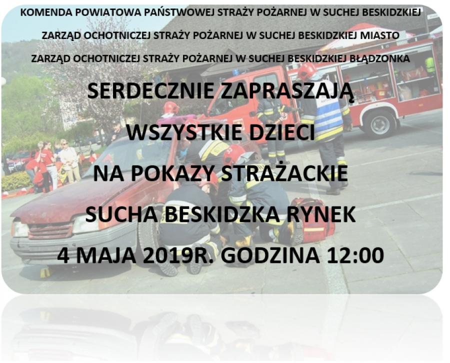 Strażacy opanują suski Rynek