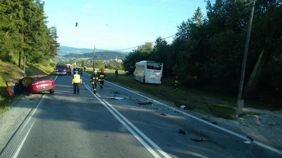 Zderzenie na zakopiance, ranne dzieci