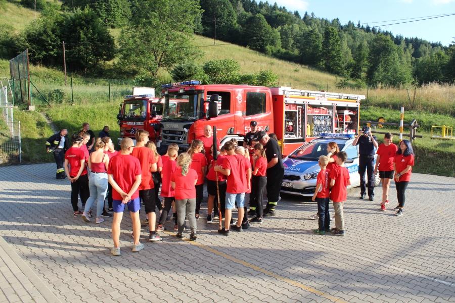 Ćwiczyli ewakuację wakacyjnego obozu