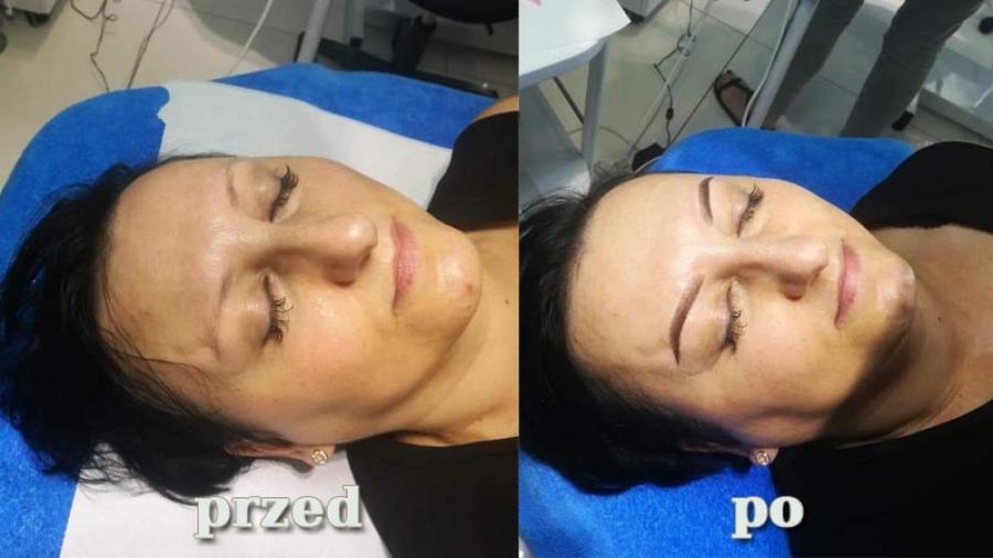 Makijaż permanentny brwi metodą Ombre w salonie Urody Kleo