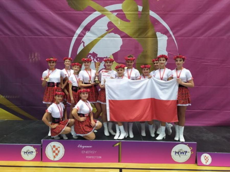 Pierwsze miejsce na Mistrzostwach Europy Mażoretek