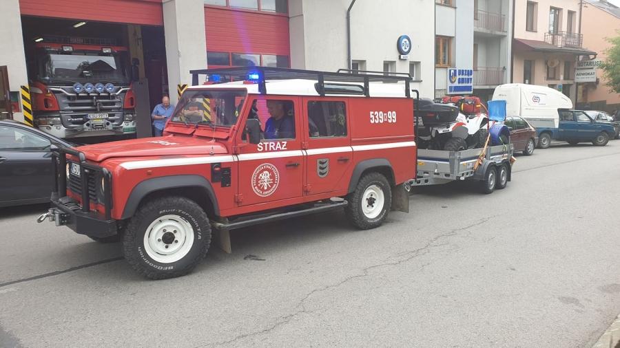Nasi strażacy ratują w Tatrach