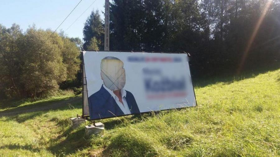 Przedwyborczy wandalizm, sprawę bada policja