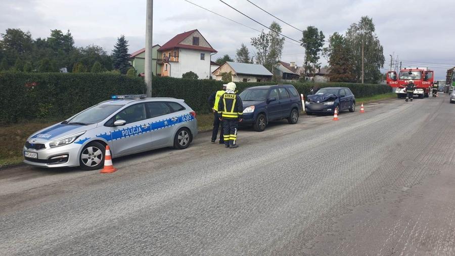 Najechał na osobówkę