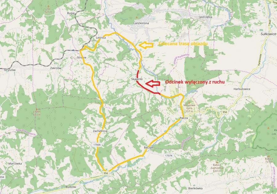 Zamykają drogę, będą objazdy