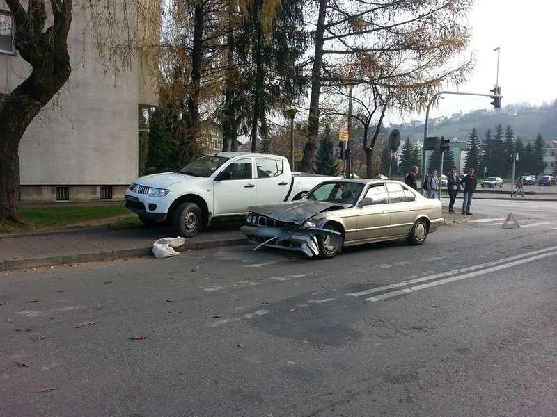 Kolizja w Suchej Beskidzkiej