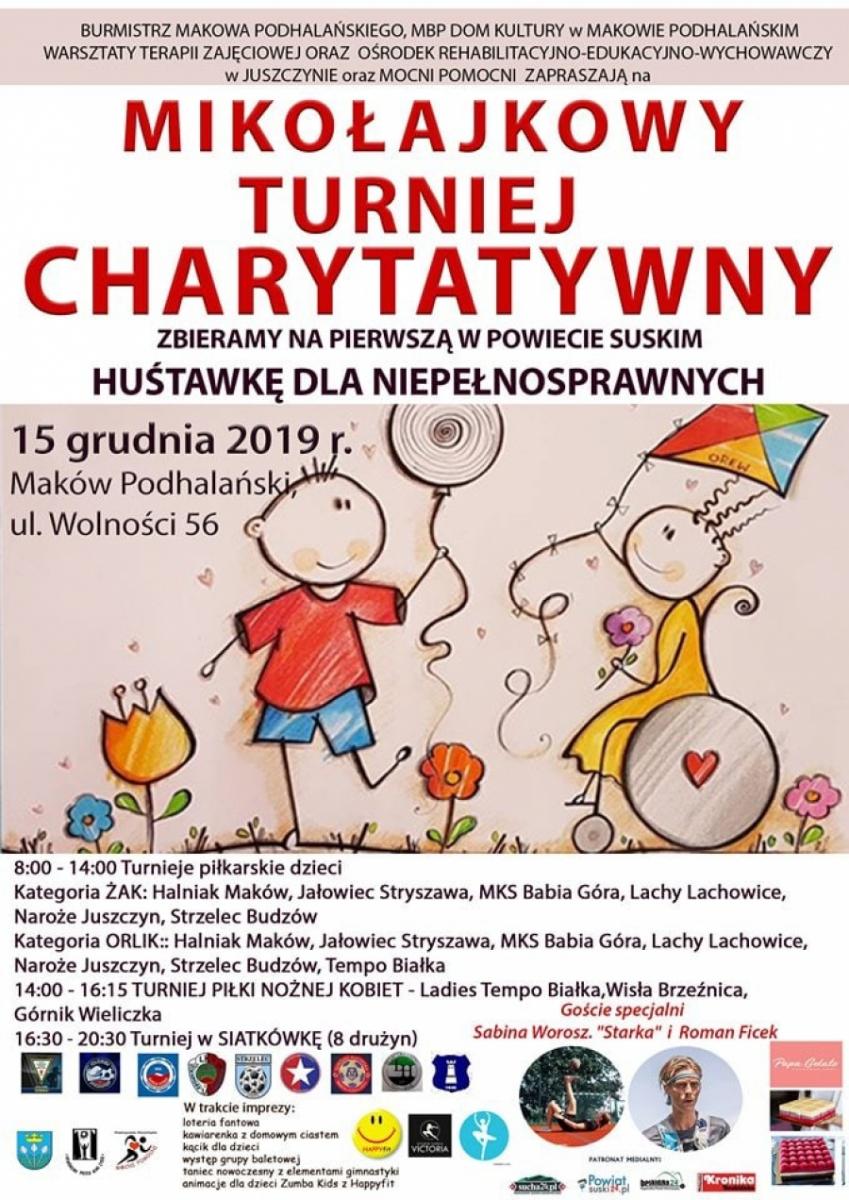 Zapraszamy na Mikołajkowy Turniej Charytatywny dla OREW-u w Juszczynie!