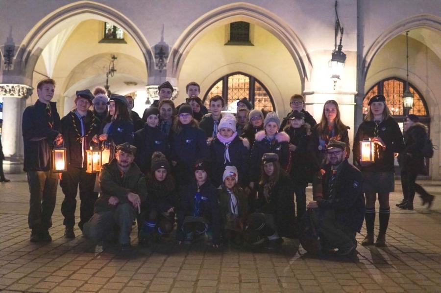 Betlejemskie Światło Pokoju w Suchej Beskidzkiej