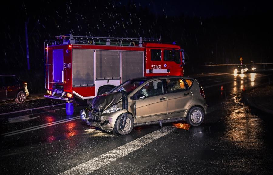Groźny wypadek w Zembrzycach