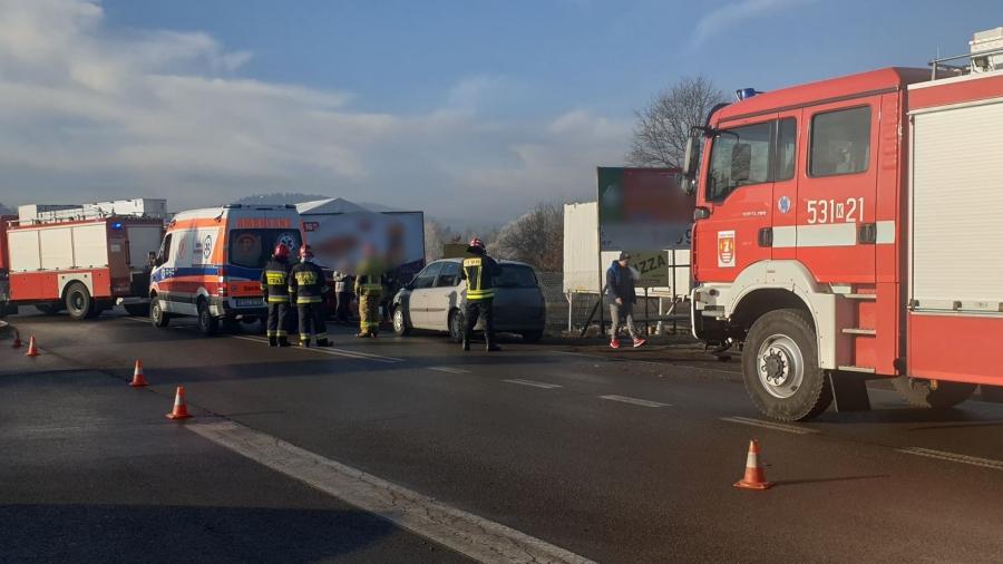 Groźny wypadek, dziecko poszkodowane