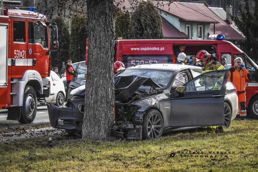 Zasnął za kółkiem