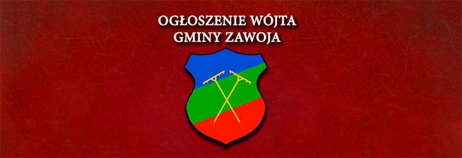 Zawoja: Ogłoszenie  o naborze na wolne stanowisko urzędnicze