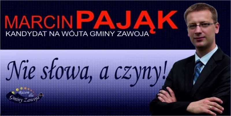 Oświadczenie Marcina Pająka, kandydata na Wójta gminy Zawoja.