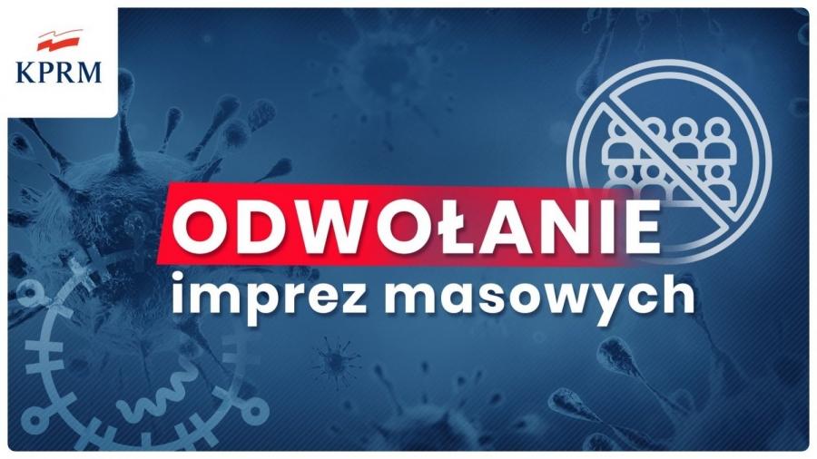 Imprezy masowe zostały odwołane