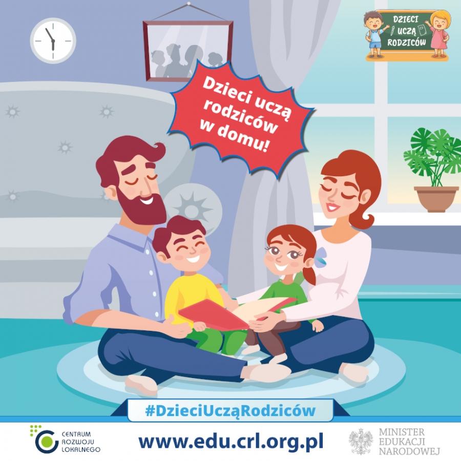 Dzieci uczą rodziców w domu!
