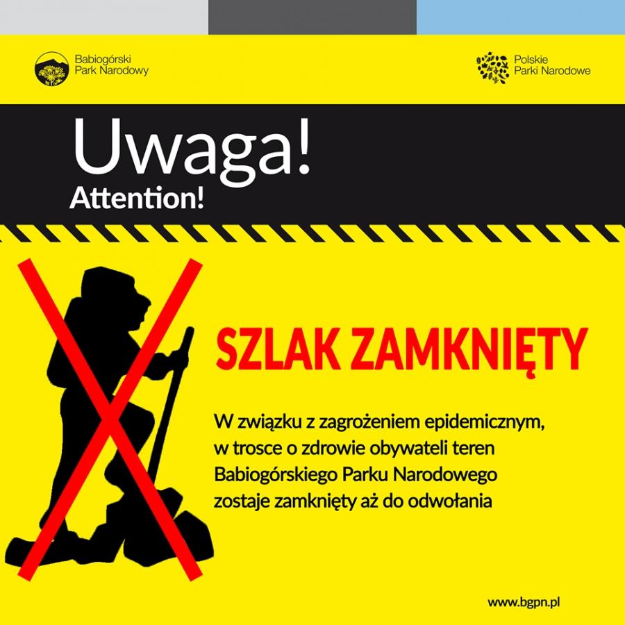 Babia Góra zamknięta dla turystów