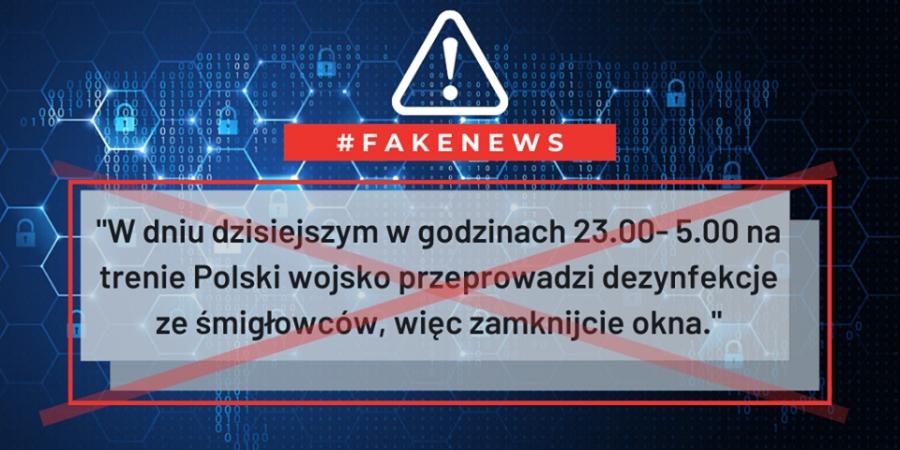 Nie będzie dezynfekcji ze śmigłowców