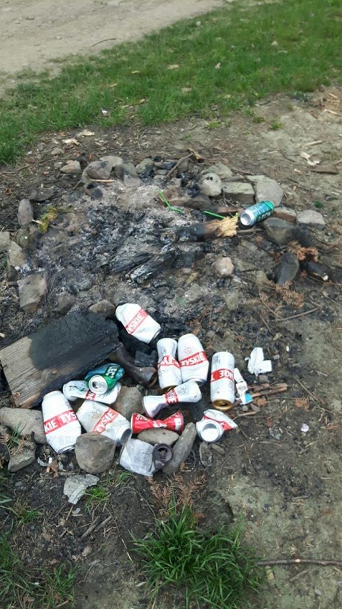 Przyjechali, popili, zaśmiecili