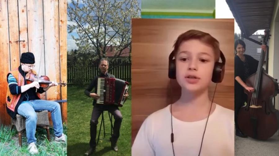 Zdalnie nagrali hymn Sidziny