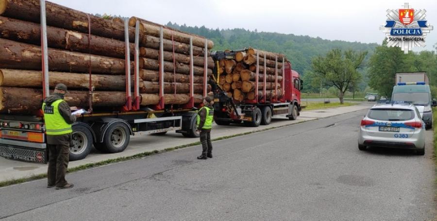Policjanci zatrzymali ciężarówkę przeładowaną o … 14 ton