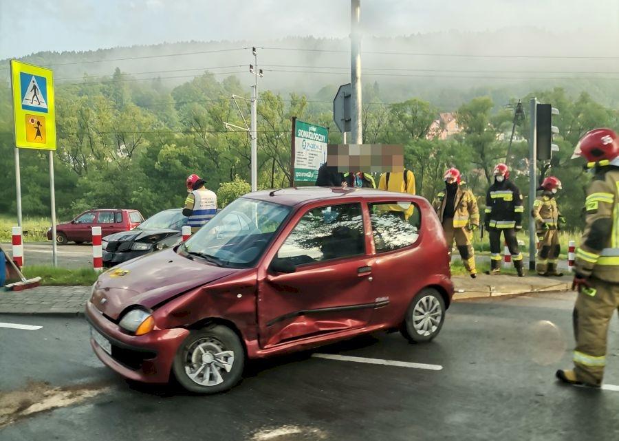 Poranne zderzenie w Suchej Beskidzkiej