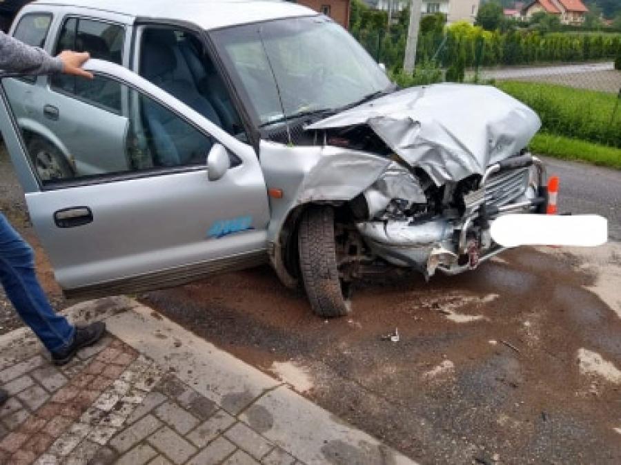 Maków Podhalański. Mandat za nieostrożną jazdę