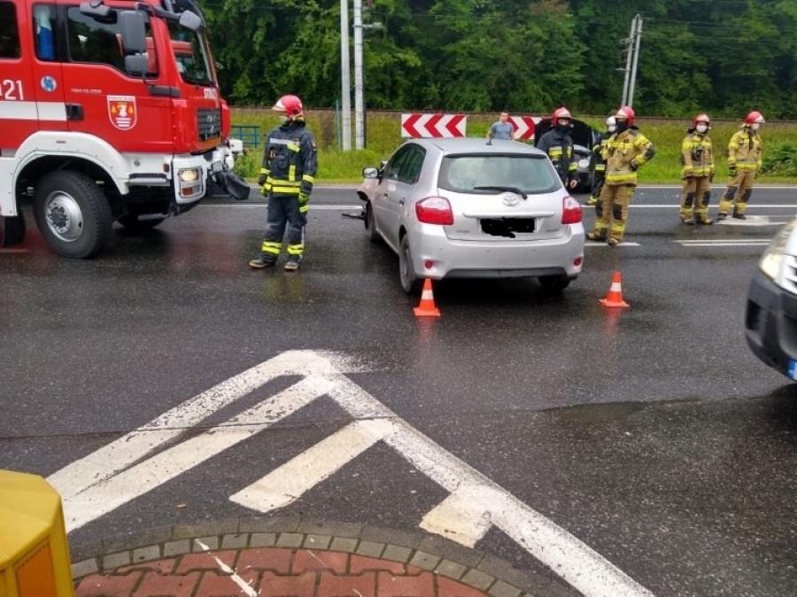 Zembrzyce. Była kolizja, był mandat