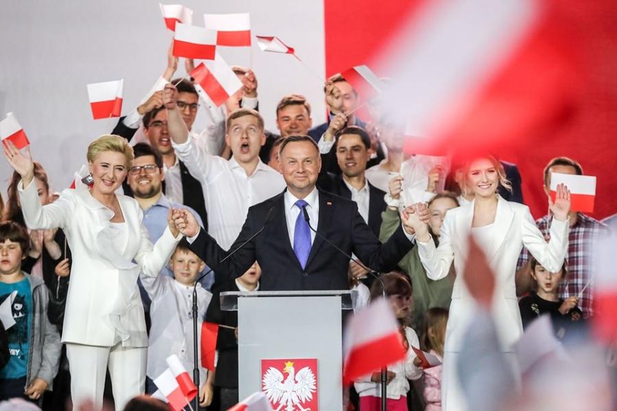 Andrzej Duda ponownie został wybrany prezydentem