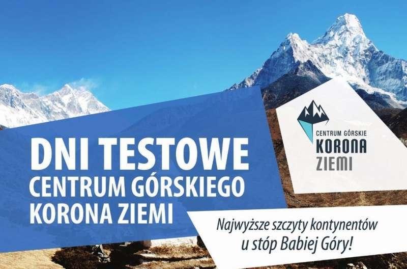 Od niedzieli Dni Testowe Centrum Górskiego